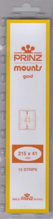 Prinz/Scott Stamp Mount Strips: 215mm x 41mm