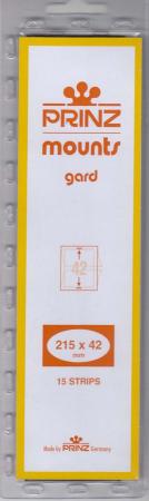 Prinz/Scott Stamp Mount Strips: 215mm x 42mm