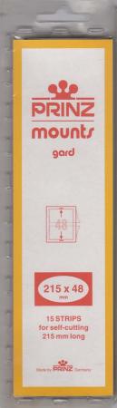 Prinz/Scott Stamp Mount Strips: 215mm x 48mm