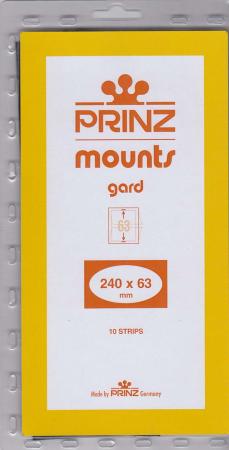Prinz/Scott Stamp Mount Strips: 240mm x 63mm