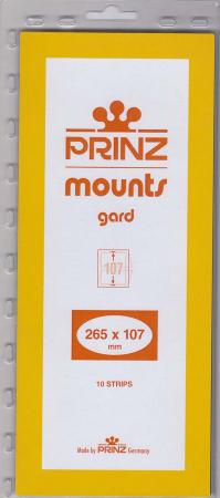 Prinz/Scott Stamp Mount Strips: 265mm x 107mm