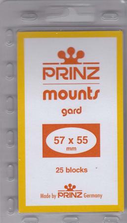 Prinz/Scott Stamp Mounts: 57x55