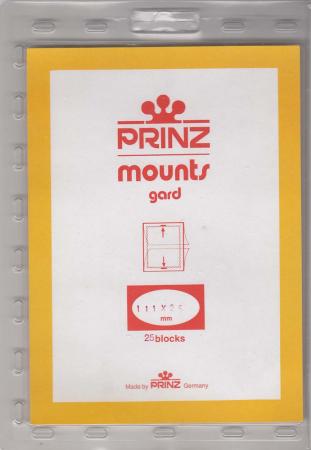Prinz/Scott Stamp Mounts: 111x25
