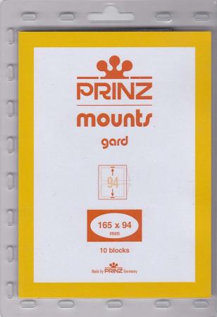 Prinz/Scott Stamp Mounts: 165x94