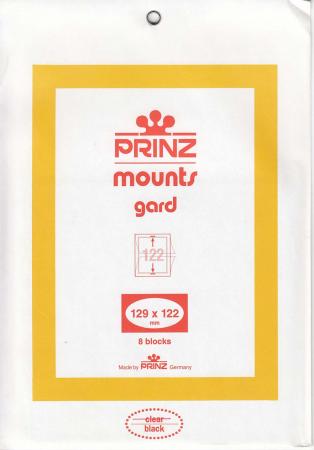 Prinz/Scott Stamp Mounts: 129x122
