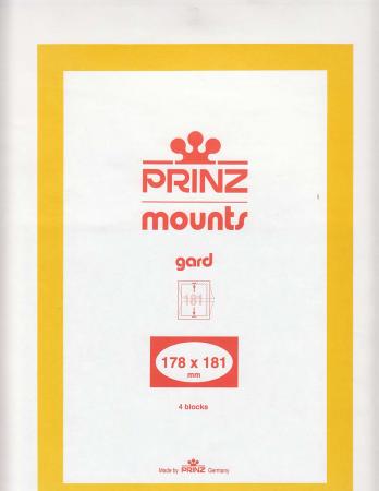 Prinz/Scott Stamp Mounts: 178x181