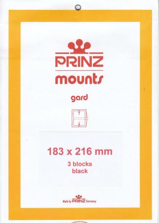 Prinz/Scott Stamp Mounts: 183x216