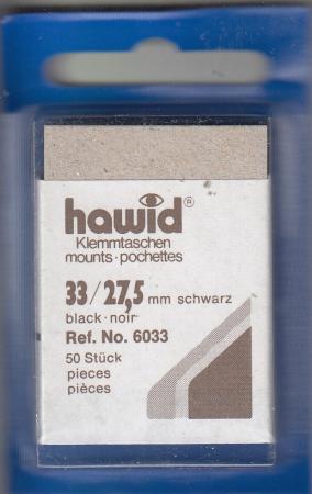 Hawid Stamp Mounts: 33x27.5