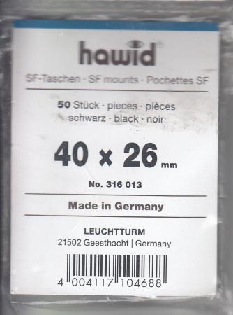 Hawid Stamp Mounts: 40x26