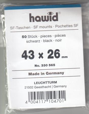 Hawid Stamp Mounts: 43x26