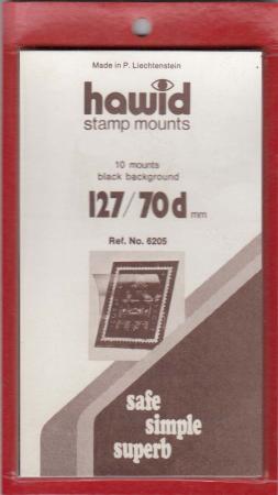 Hawid Stamp Mounts: 127x70