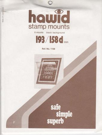 Hawid Stamp Mounts: 193x158