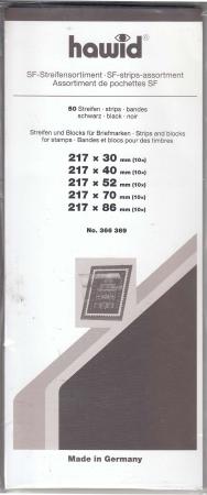 Hawid Stamp Mount Strips: Assorted Pack (50 Strips 30-86)