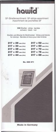 Hawid Stamp Mount Strips: Assorted Pack (100 Strips 26-86)