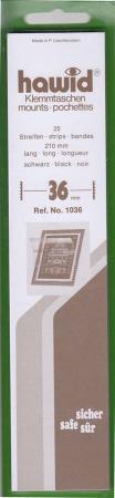 Hawid Stamp Mount Strips: 36mm