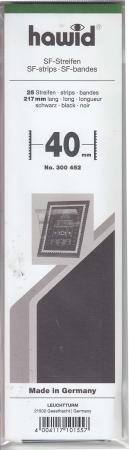 Hawid Stamp Mount Strips: 40 mm