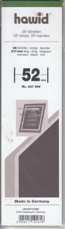 Hawid Stamp Mount Strips: 52 mm