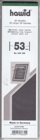 Hawid Stamp Mount Strips: 53 mm