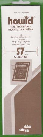 Hawid Stamp Mount Strips: 57mm