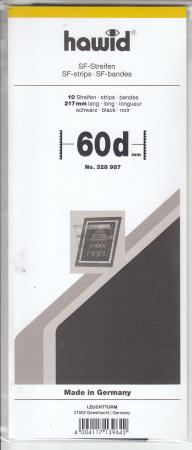 Hawid Stamp Mount Strips: 60 mm