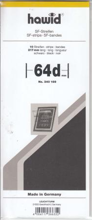 Hawid Stamp Mount Strips: 64 mm