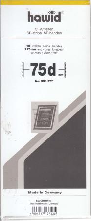 Hawid Stamp Mount Strips: 75 mm
