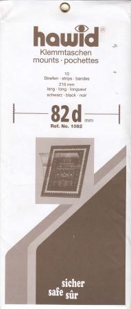 Hawid Stamp Mount Strips: 82 mm