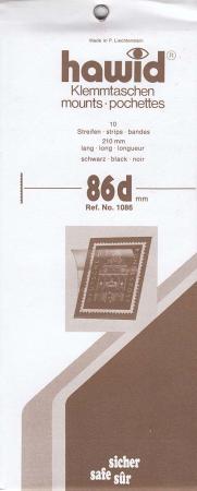 Hawid Stamp Mount Strips: 86mm