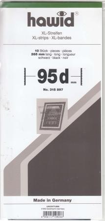 Hawid Stamp Mount Strips: 95 mm