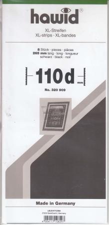 Hawid Stamp Mount Strips: 110 mm