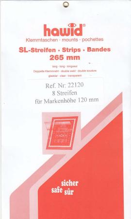 Hawid Stamp Mount Strips: 120 mm