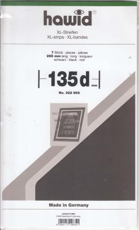 Hawid Stamp Mount Strips: 135 mm
