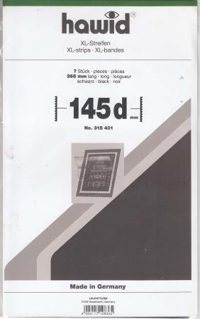 Hawid Stamp Mount Strips: 145 mm