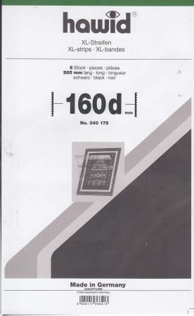 Hawid Stamp Mount Strips: 160 mm