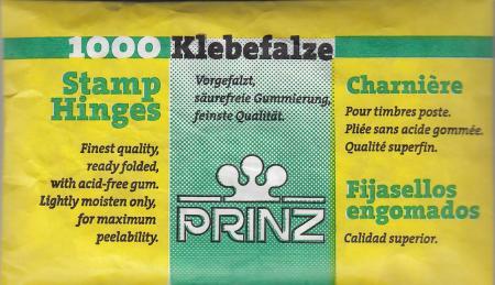 Prinz Prefolded Stamp Hinges