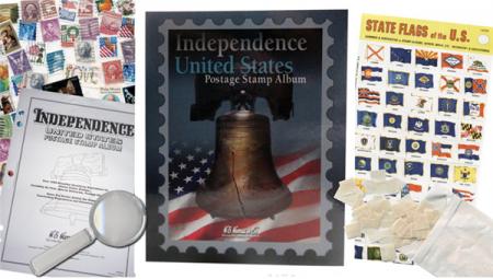 HE Harris Independence (Intermediate) United States Stamp Album Kit