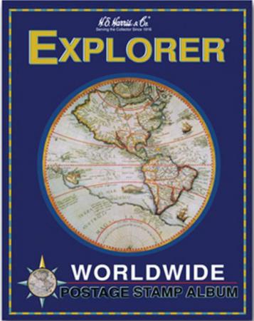 HE Harris Junior Stamp Album  -- Explorer (Worldwide)