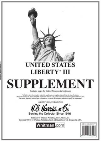 HE Harris Stamp Album Supplement -- Liberty III