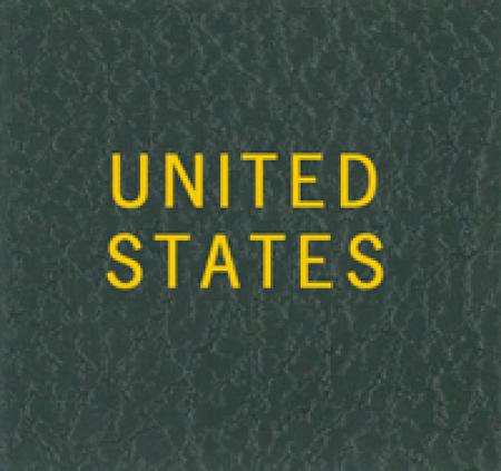 Scott National Series Green Binder Label: United States