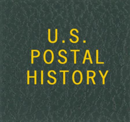 Scott National Series Green Binder Label: US Postal History