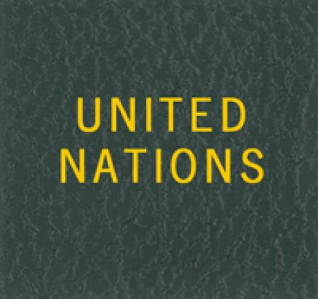 Scott National Series Green Binder Label: United Nations