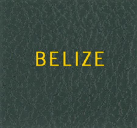 Scott Specialty Series Green Binder Label: Belize