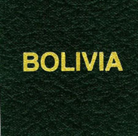 Scott Specialty Series Green Binder Label: Bolivia