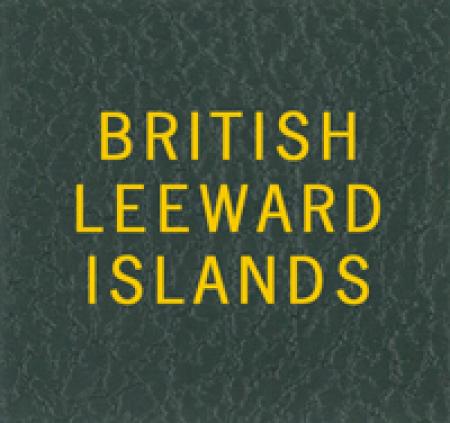Scott Specialty Series Green Binder Label: British Leeward Islands
