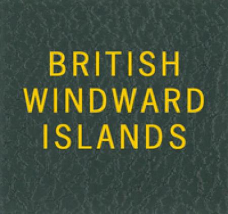 Scott Specialty Series Green Binder Label: British Windward Islands