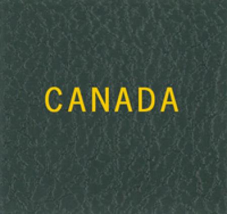 Scott Specialty Series Green Binder Label: Canada
