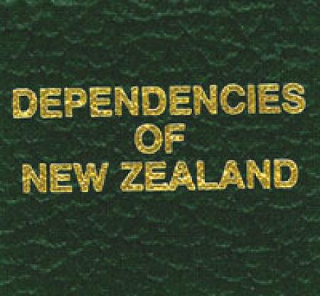 Scott Specialty Series Green Binder Label: Dependencies of New Zealand