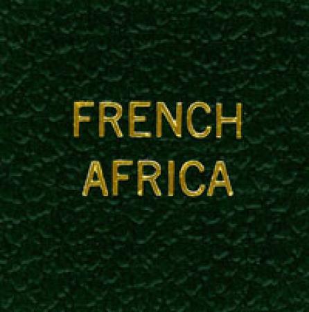 Scott Specialty Series Green Binder Label: French Africa