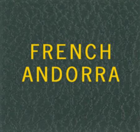 Scott Specialty Series Green Binder Label: French Andorra