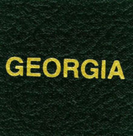Scott Specialty Series Green Binder Label: Georgia